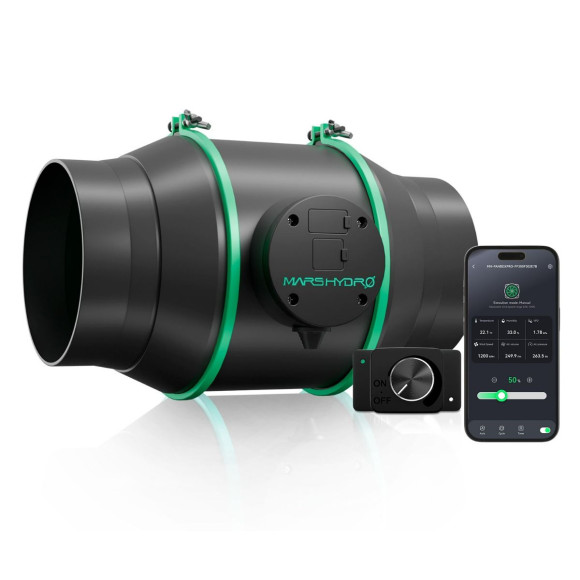 Вентилятор Mars Hydro iFresh 150mm Smart Inline Duct Fan