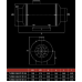 Канальний вентилятор DOSPEL Turbo-Silent 410 / 460m3 150 mm