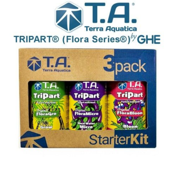 Комплект добрив Terra Aquatica TriPart StarterKit Hard Water