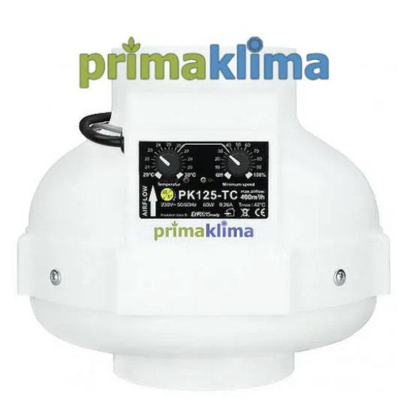 Вентилятор PK 125-TC 400 куб Prima Klima 