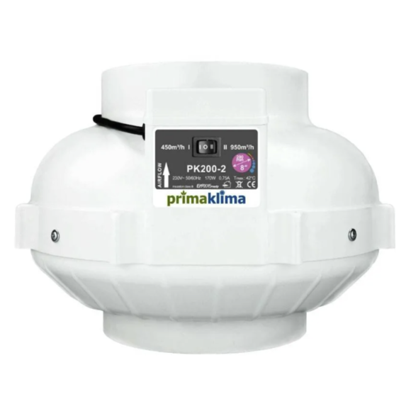 Вентилятор PK 200-2 швидкості 950 куб Prima Klima