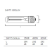 Лампа ДНАТ Sylvania GRO-LUX SHP-TS (400W)